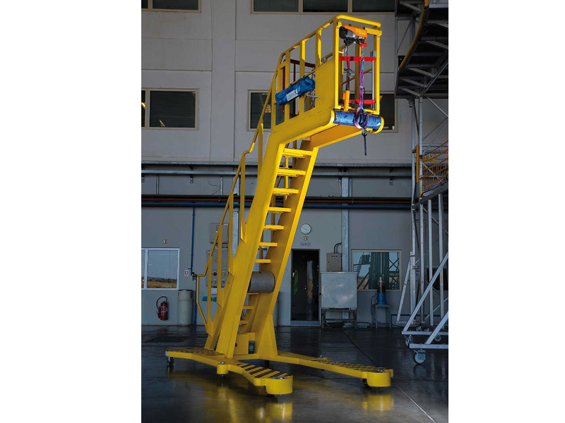 Aircraft Maintenance & Service by HED Engineering Athens Greece, maintenance stair, fuel,stands,steps,Stabilizers,Anti-Slip,Weldments,cowl long,platform
